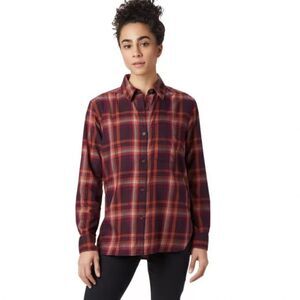 Mountain Hardwear Riley Long Sleeve Plaid Button-down Shirt Size Large